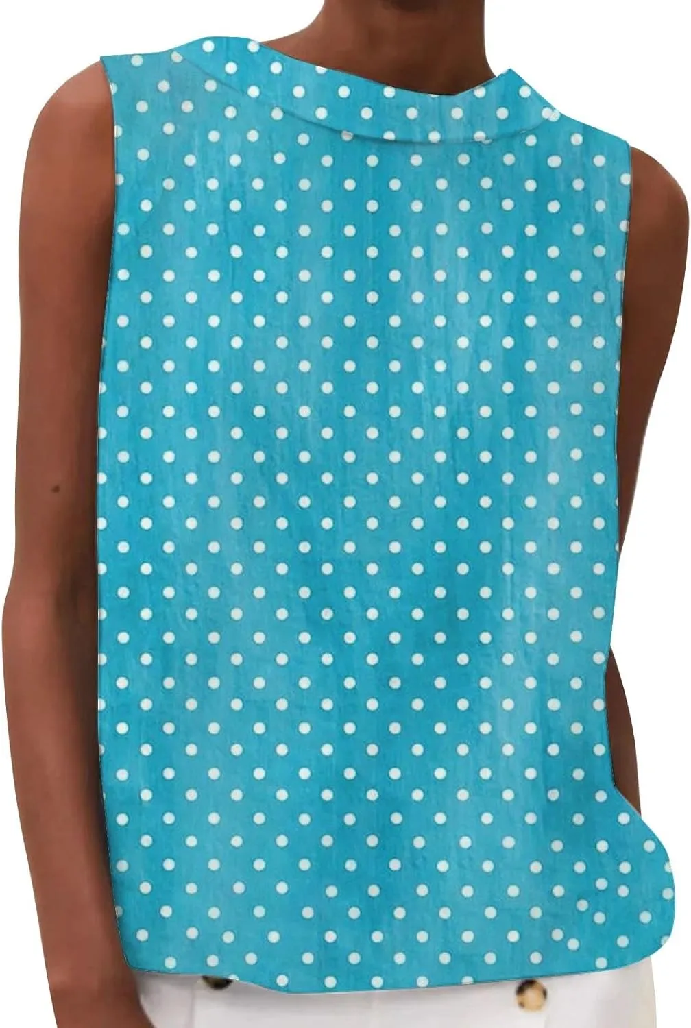 Womens Linen Crop Tank Tops Casual Cute Summer Sleeveless Shirts Cropped Cotton Linen Tops Loose Fit Blouse Vest