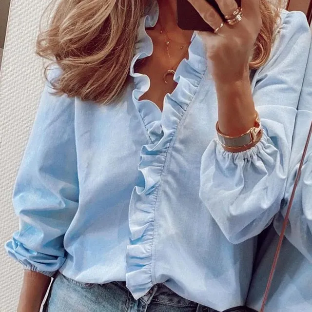 Women's Ruffle Blouse