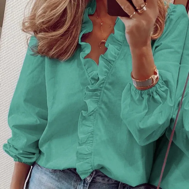 Women's Ruffle Blouse