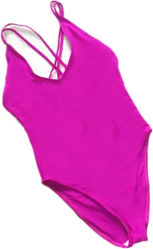 Women'S Strappy Swimwear One Piece Bikini Swimsuits Blackless Monokinis