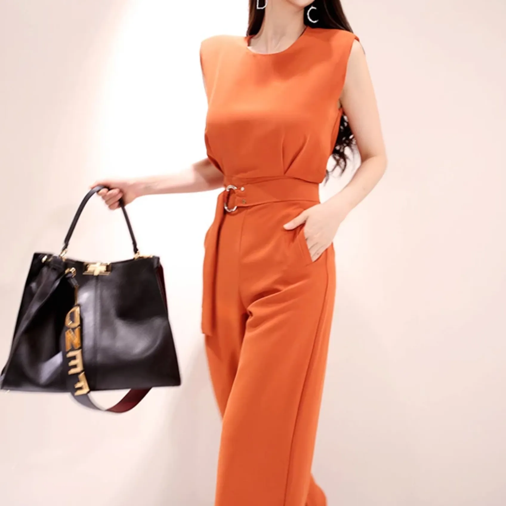 Women's Summer Casual Wide Leg Jumpsuit
