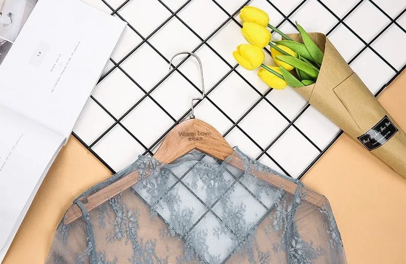 Women's Summer Mesh Transparent Long-Sleeved T-Shirt