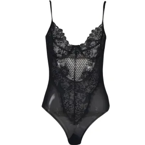 Women's Transparent Lace Bodysuit