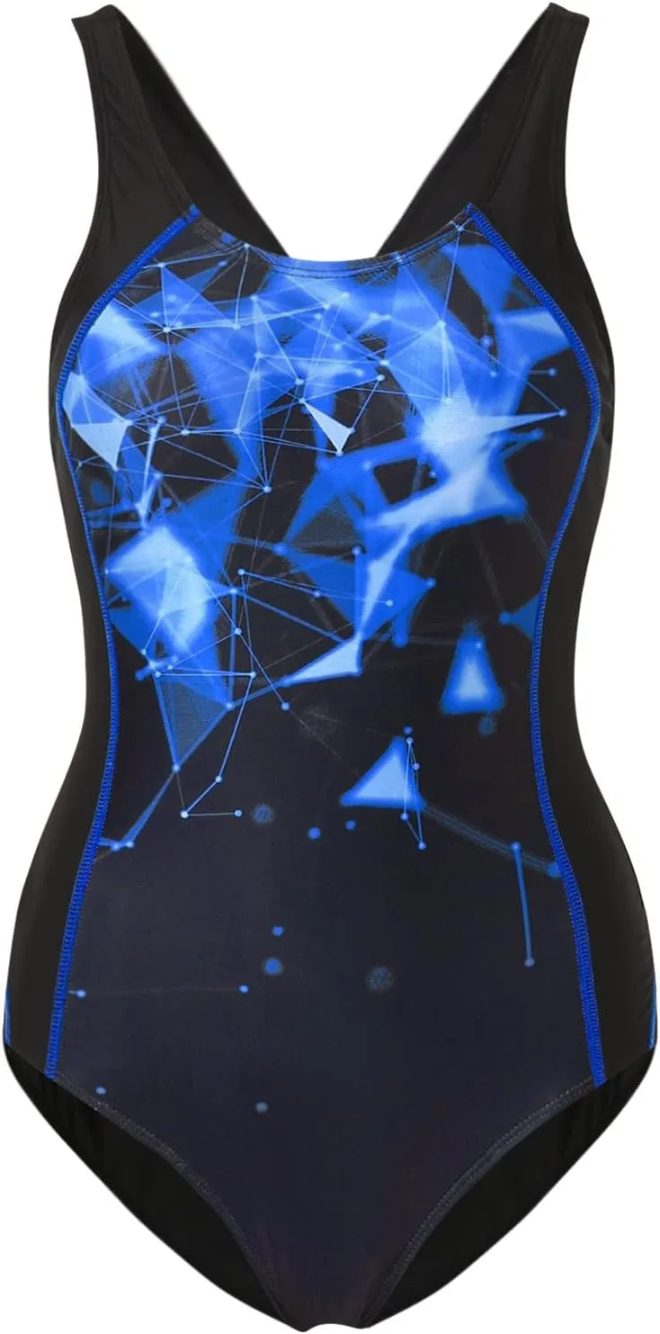 Womens Tummy Control Bathing Suits Wrap Tie Back Monokini Swimwear 1 Swimsuit Bathing Suits Athletic Modest Swimwear