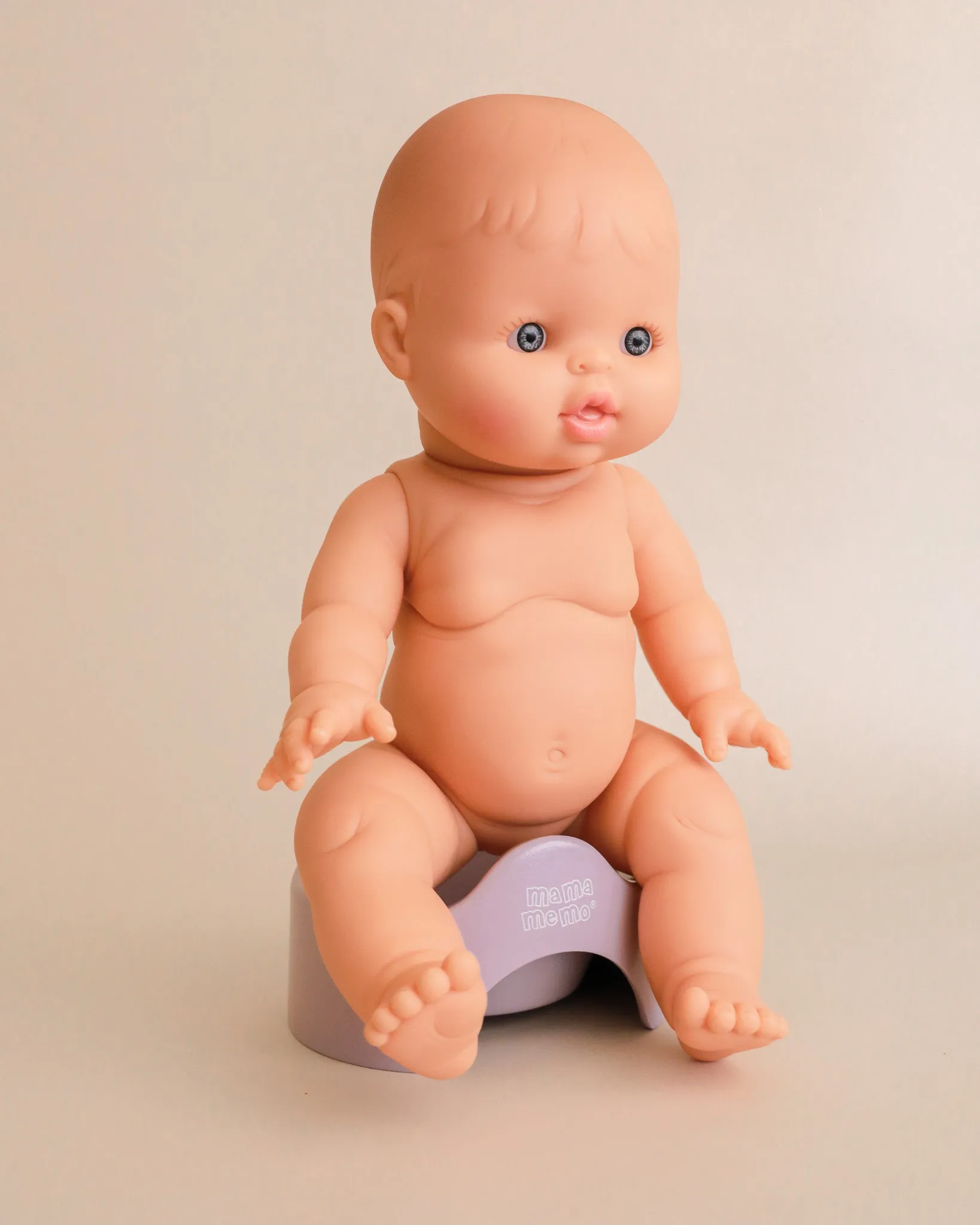 Wooden Doll Potty - Lilac