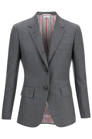 wool twill jacket in slim fit style FBC637A 00626 MED GREY