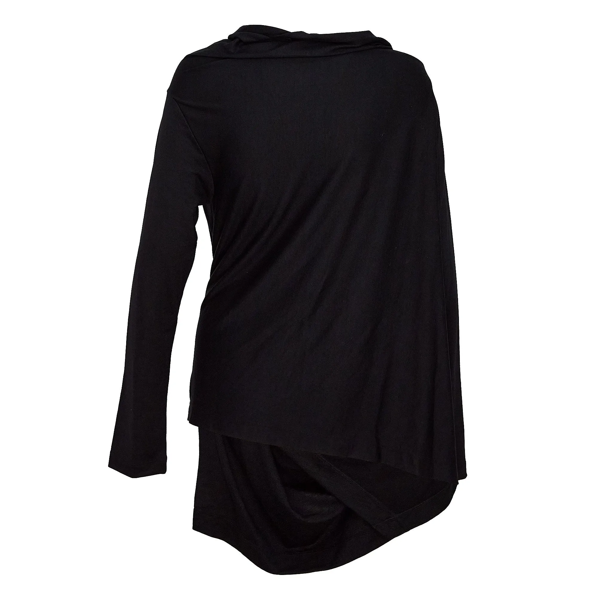 Wrapped Wool Jersey Knit Tops