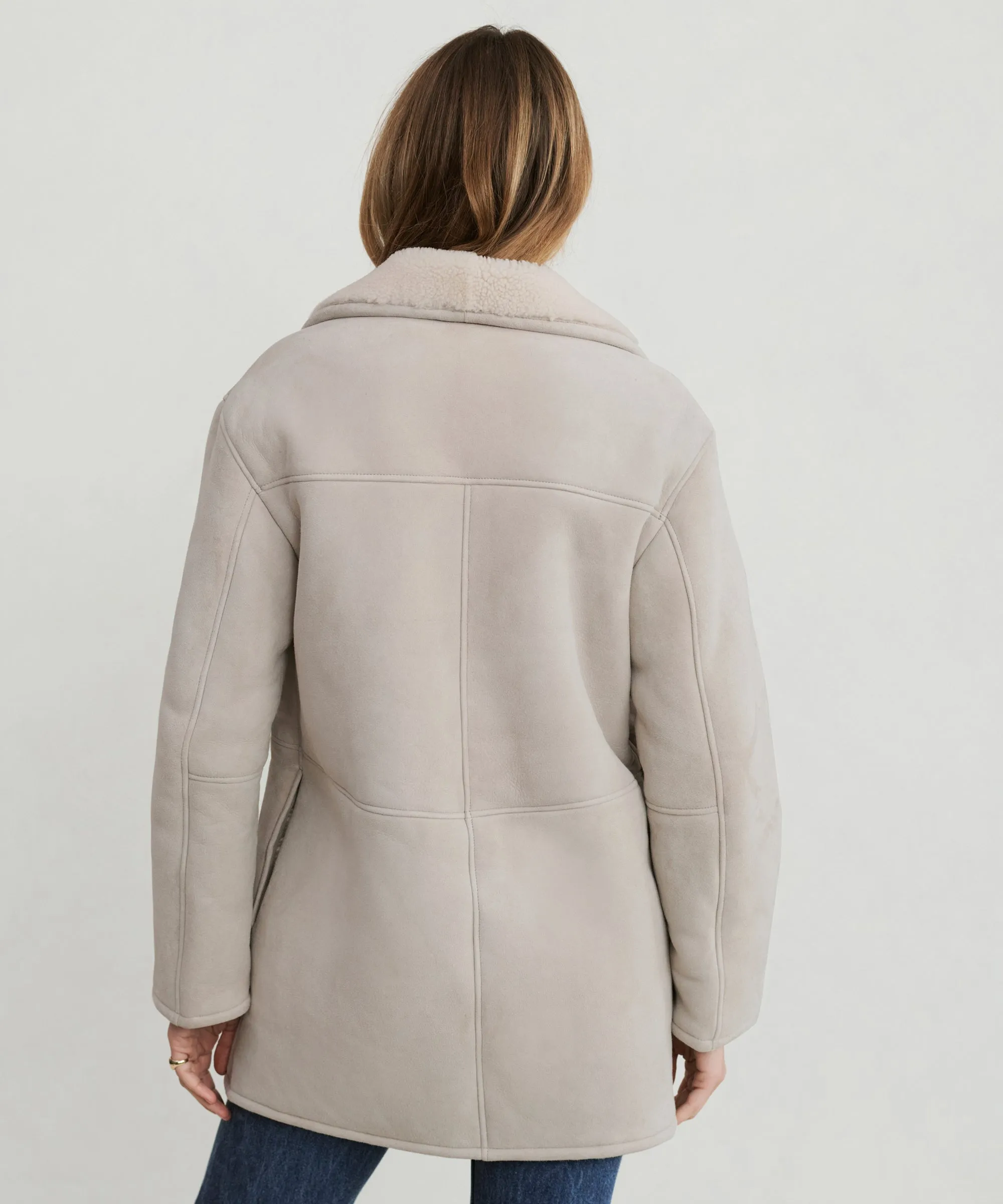 Aspen Shearling Coat Friction Reducing Finish