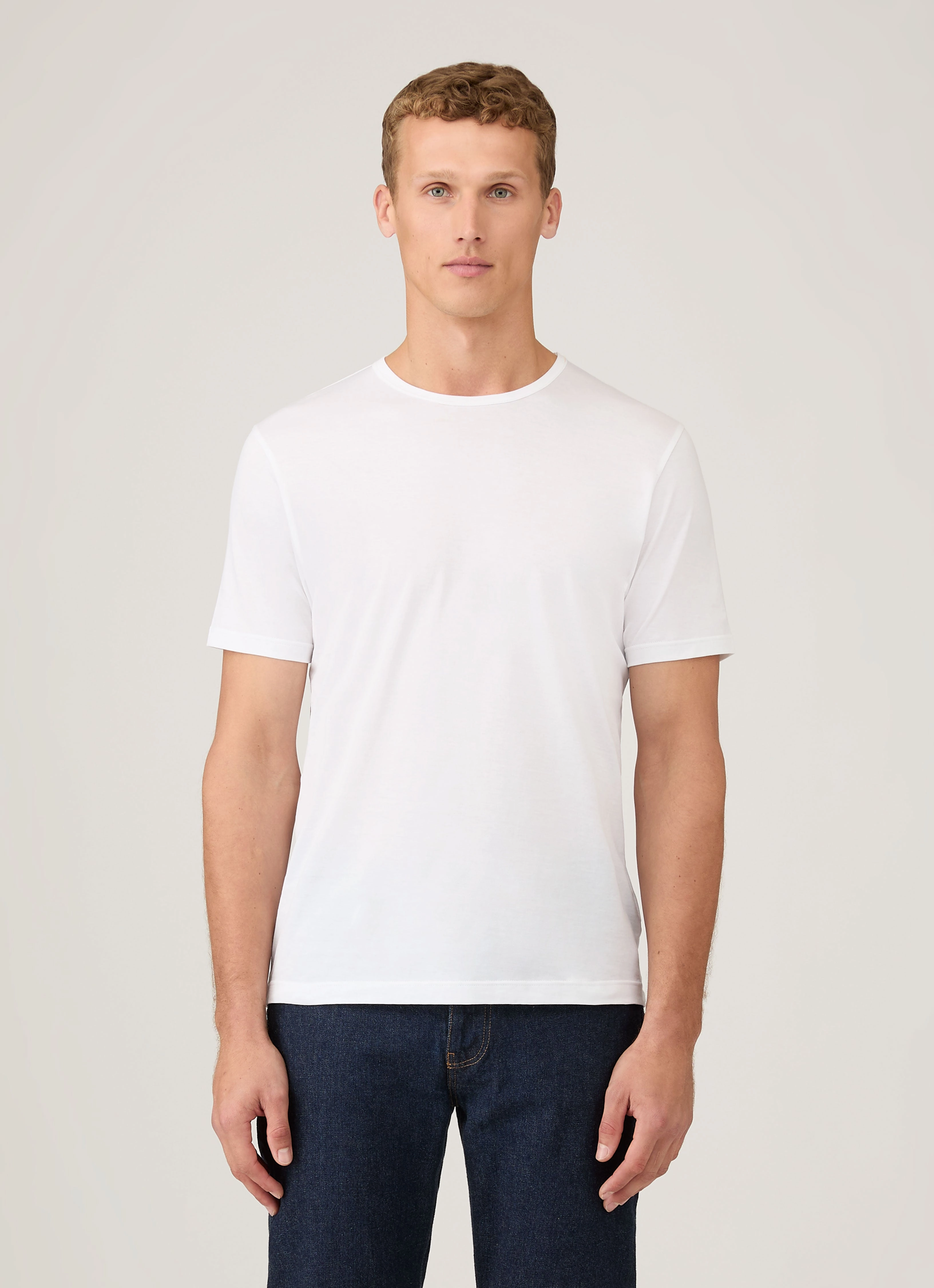 Men's Classic T-shirt in White Cozy Hug