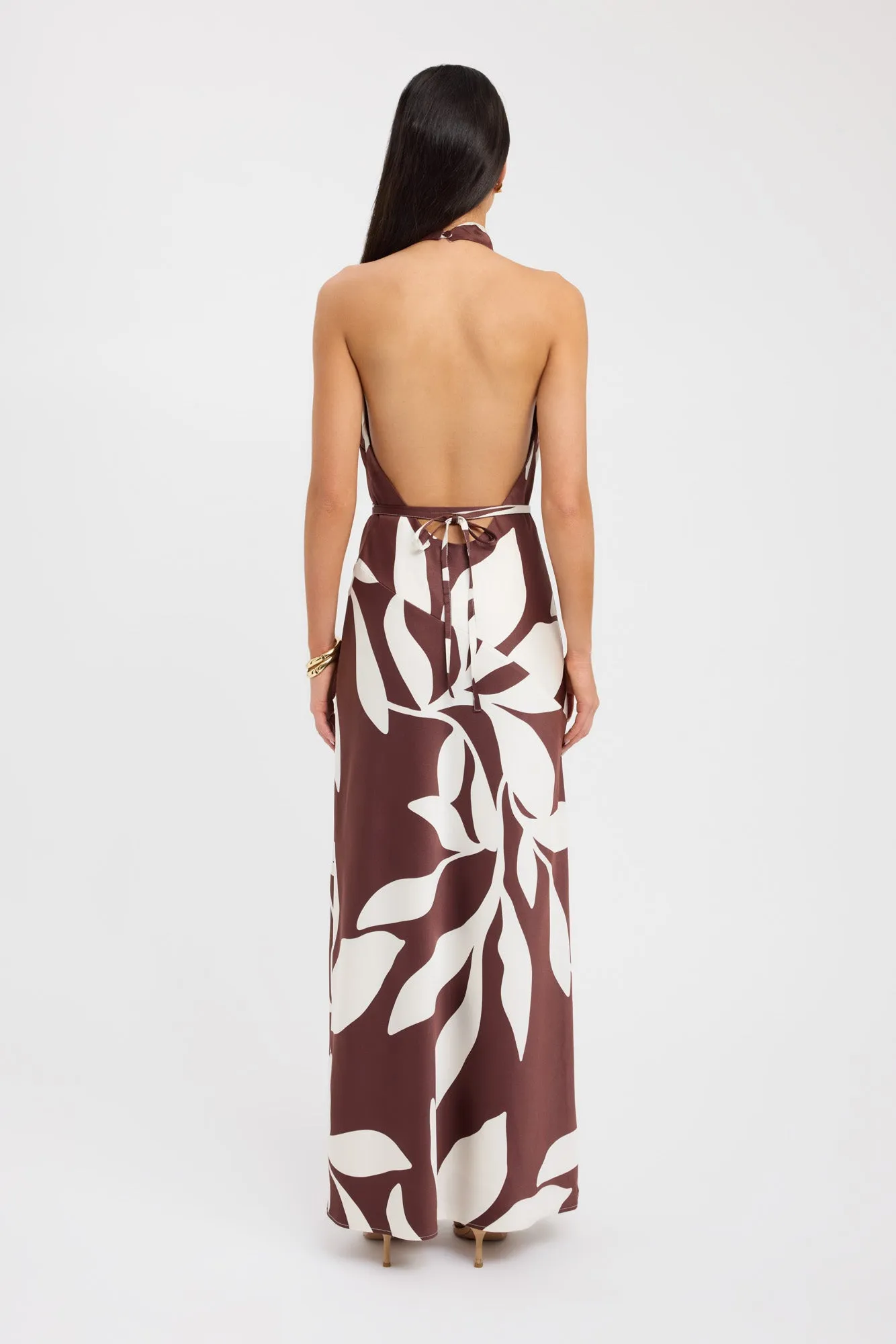 Graduation-Event Wynnie High Cowl Maxi Dress