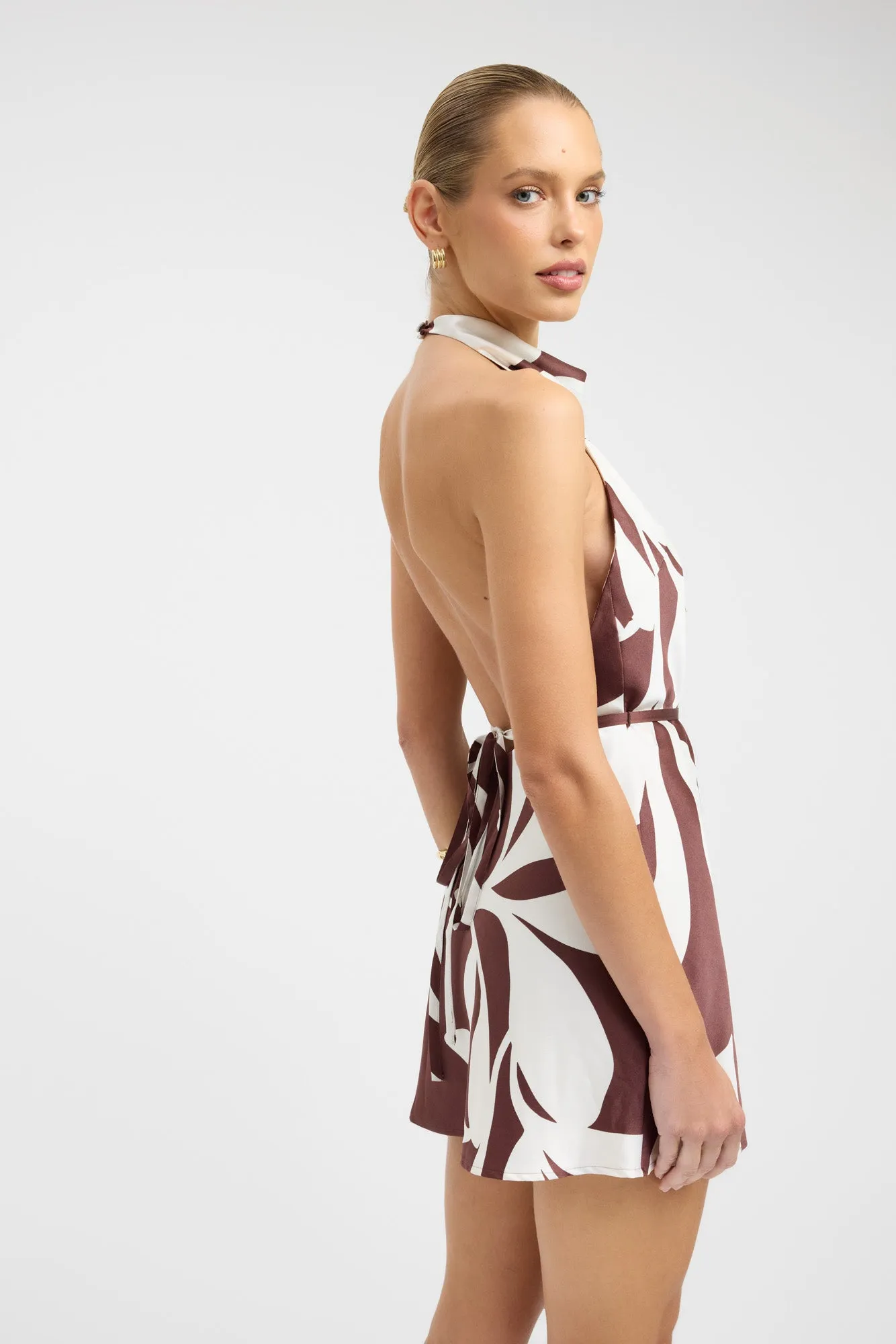 museum visit Vibrant Layer Wynnie Mini Dress