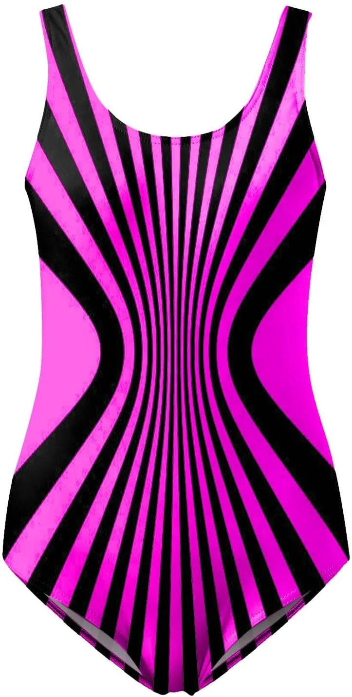 XRCQCAD Women's One Piece Swimsuits Tummy Control Monokini High Waisted Bathing Suit Plus Size Backless Swimwear