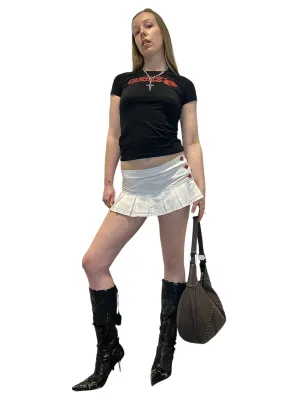 Y2K Emporio Armani Pleated Micro Skirt (S)