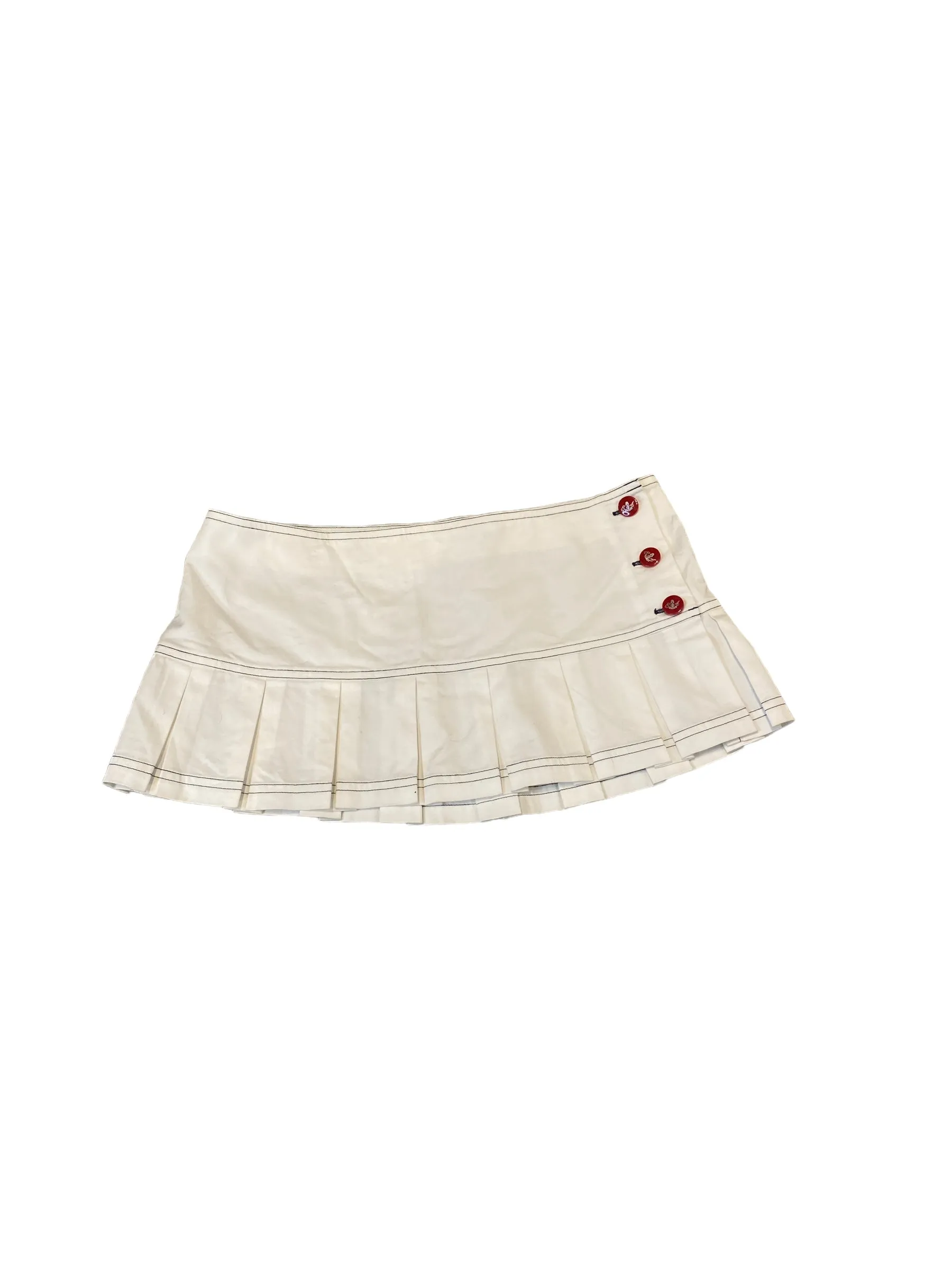 Y2K Emporio Armani Pleated Micro Skirt (S)
