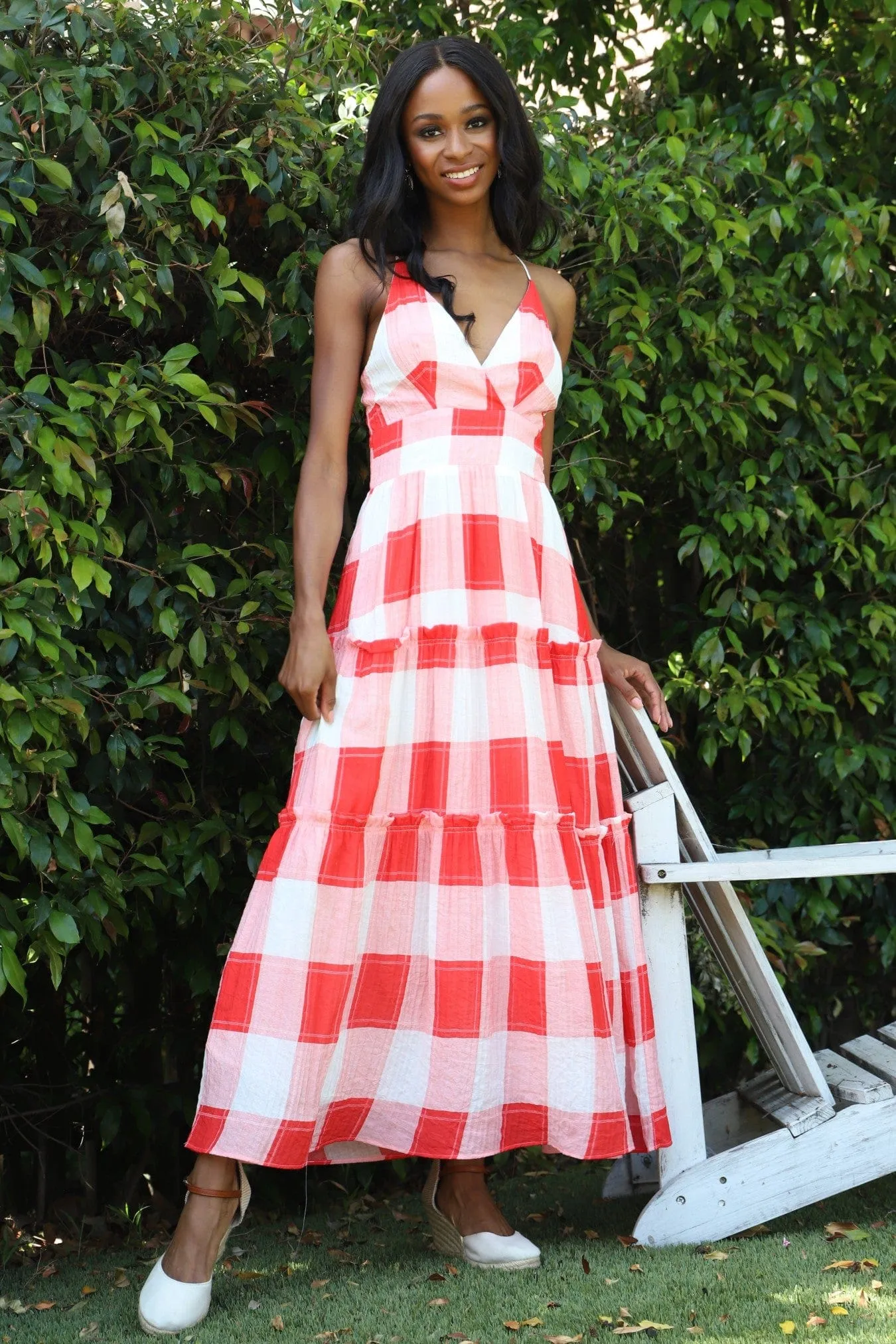 Yama Dress - Picnic Plaid Easy Pick