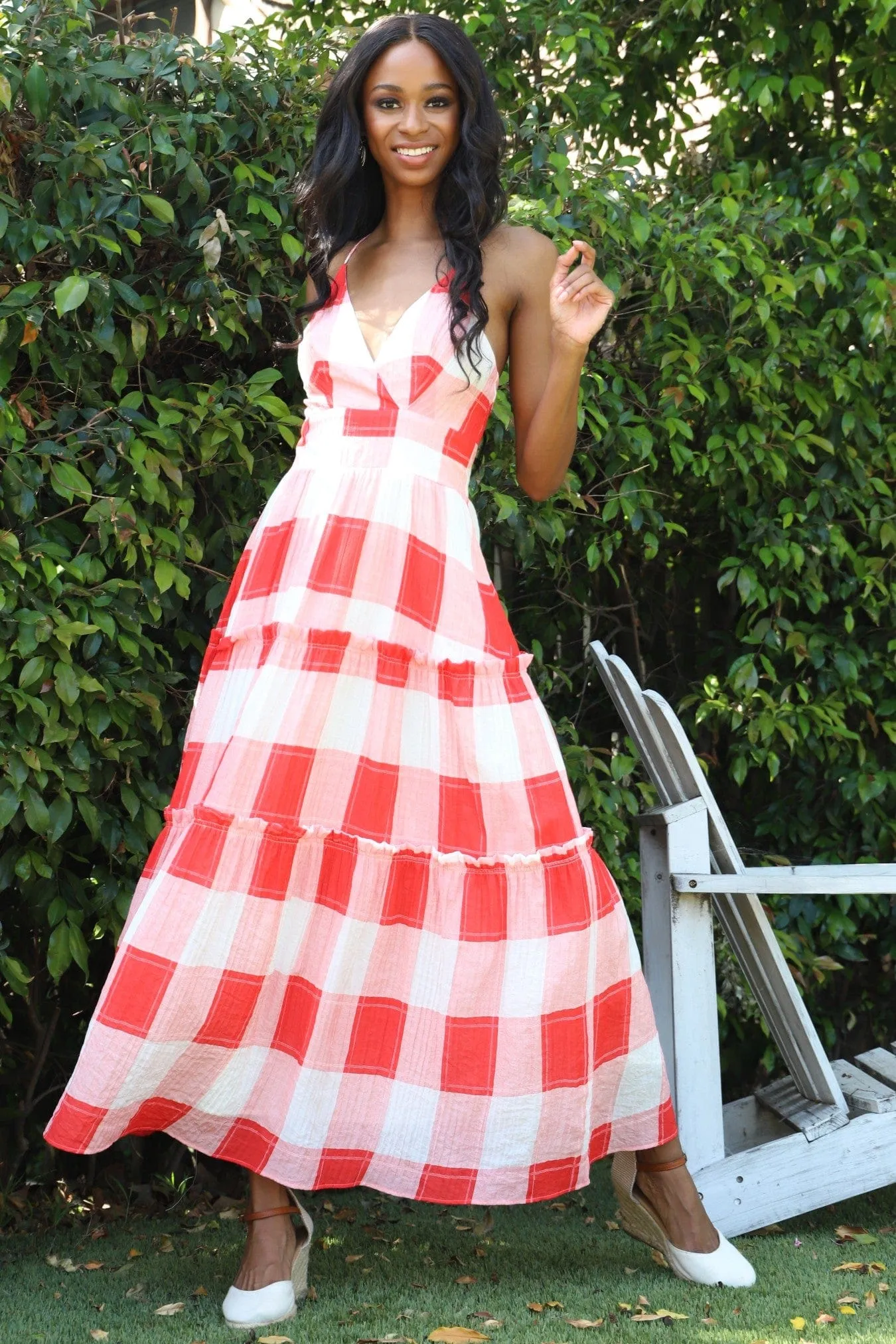 Effortless Fit Stylish and Comfortable Yama Dress - Picnic Plaid