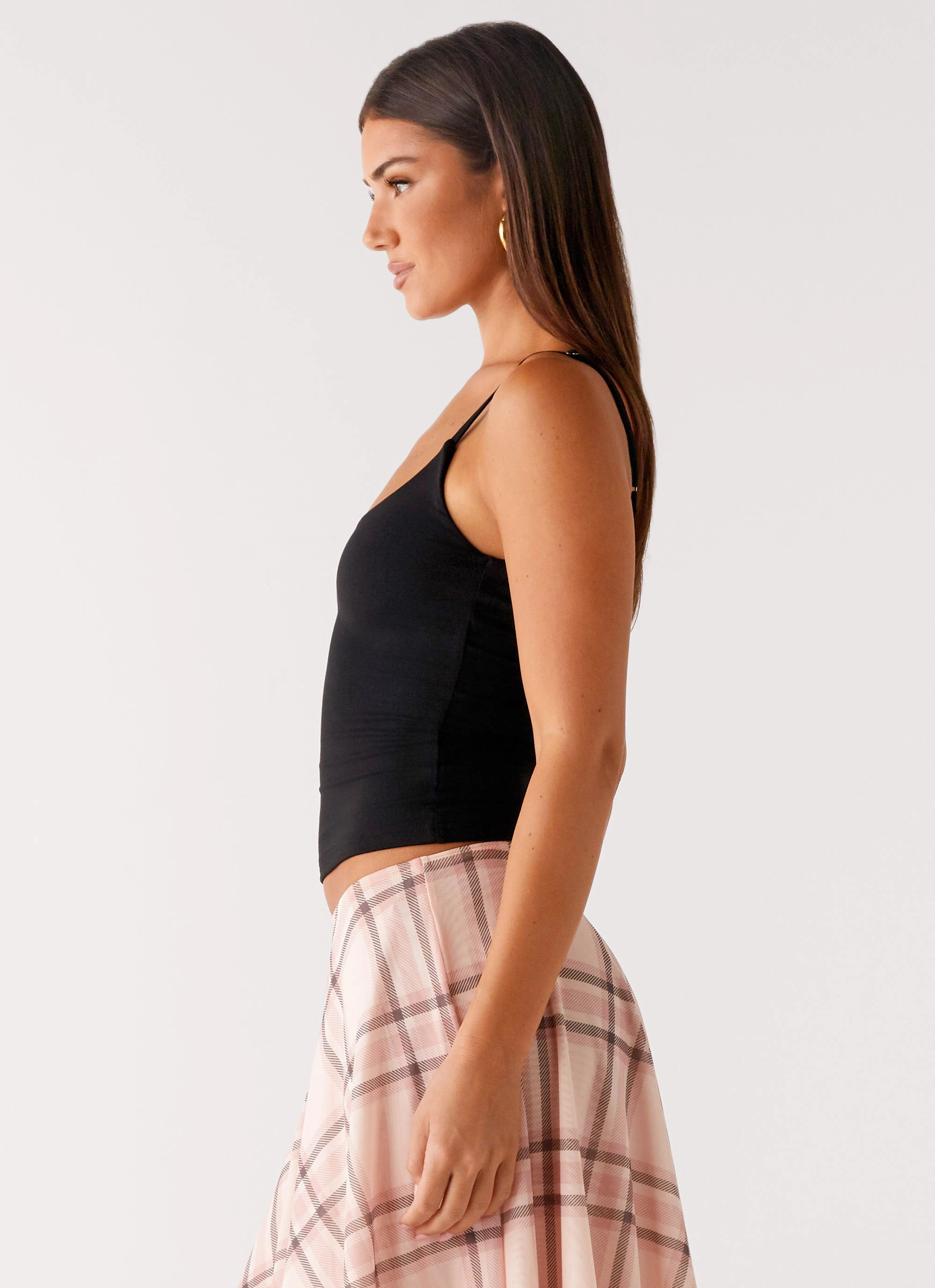 Blondie Tank Top - Black AntiBacterial Coating