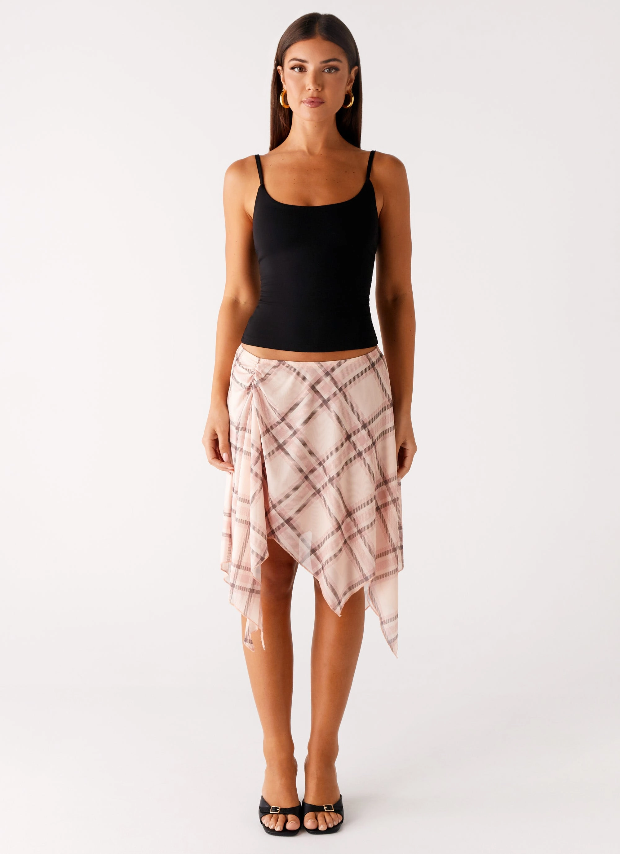 Casual Tee Blondie Tank Top - Black