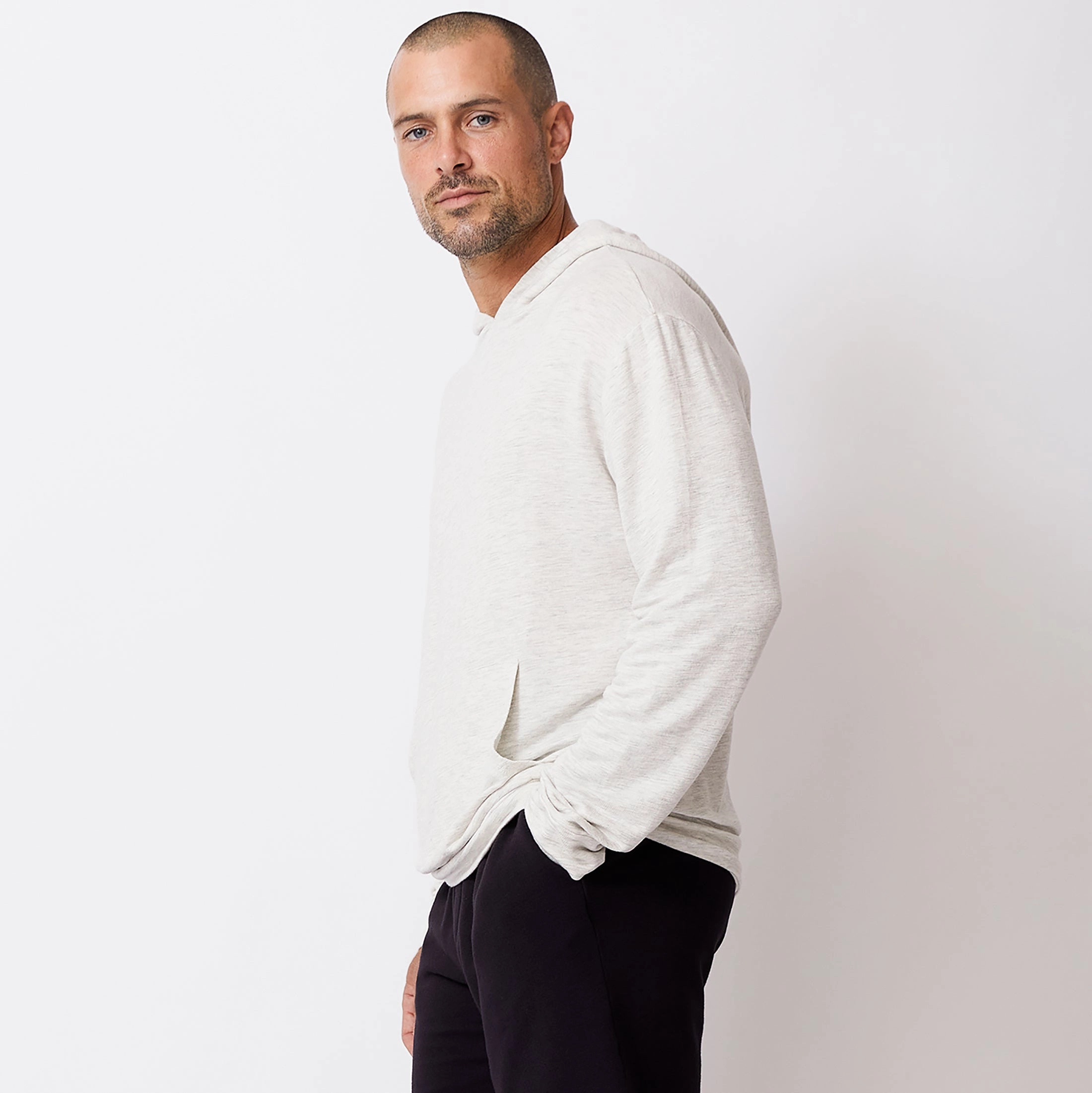 Supersoft Pullover Hoody LongWearingComfort Flexible Knit Fabric