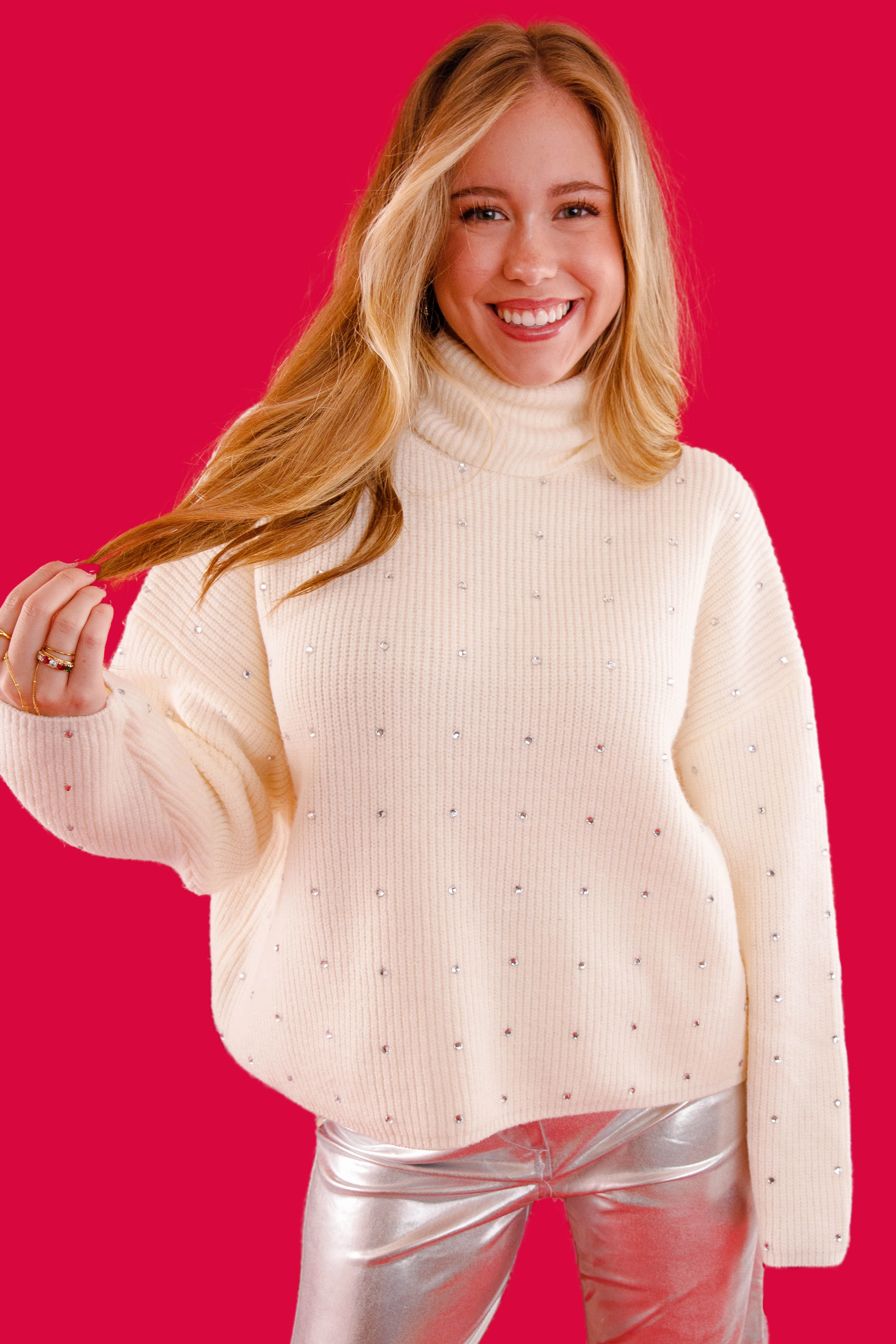 Fray Resistant Edges Big Fantasies Sweater