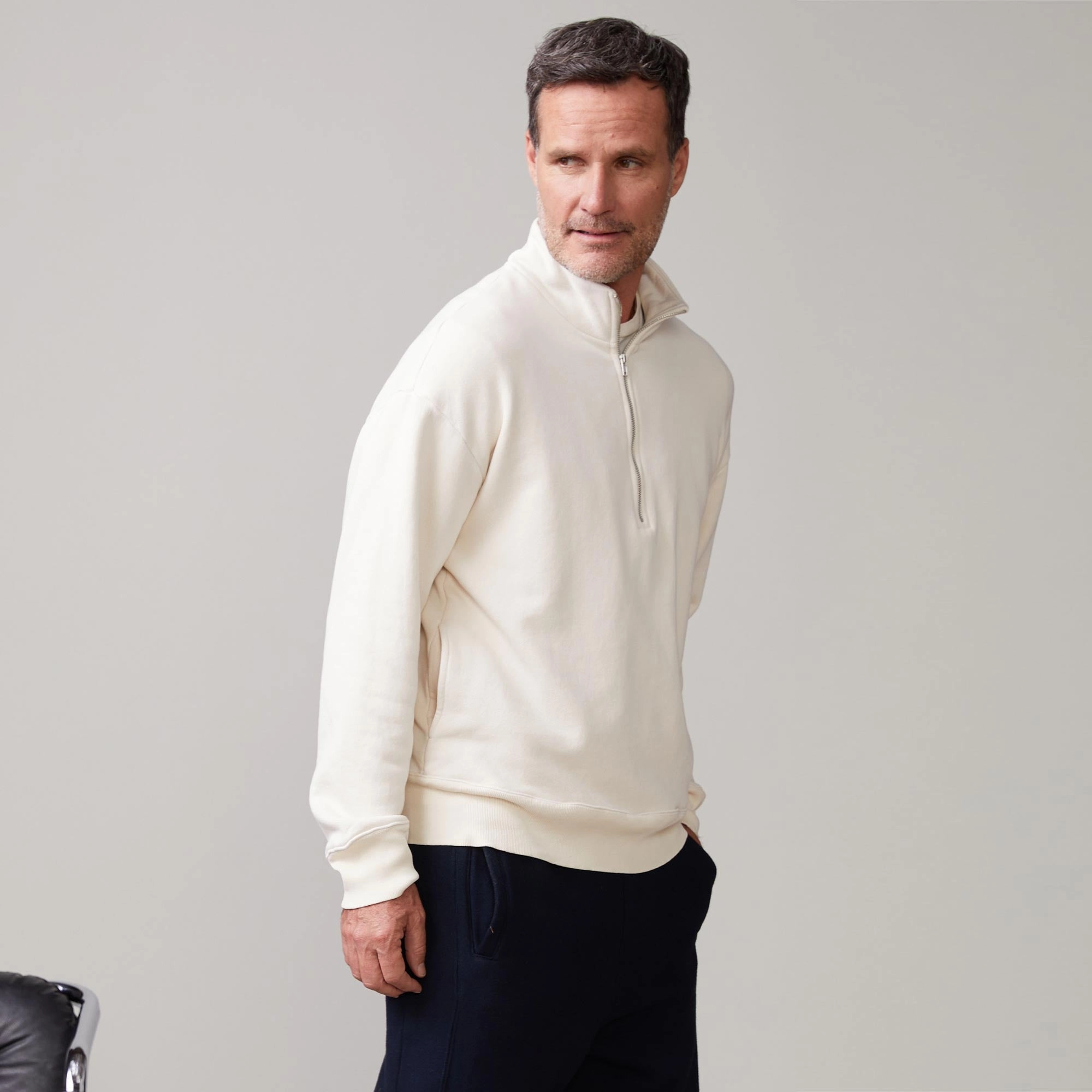 Half Zip Sweatshirt Quick Dry Fabric AntiPillingTechnology