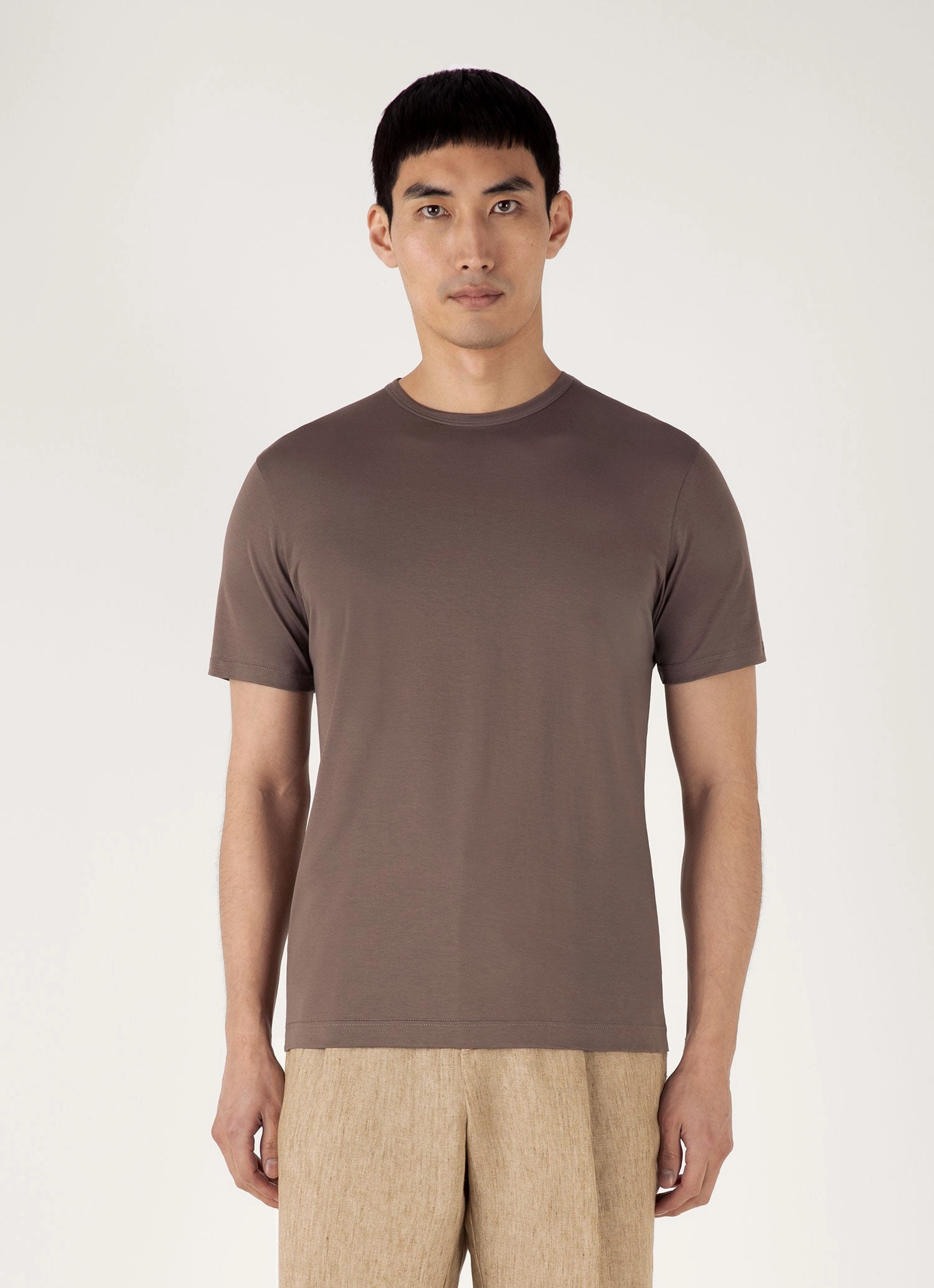 Sporty Look Wear Men's Classic T-shirt in Walnut