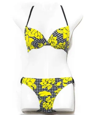Yellow Rose Single Padded Bra Panty Set - Fancy Bra Panty Set
