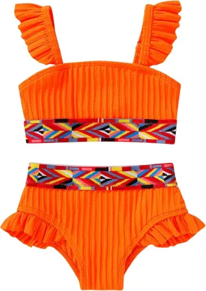 YOUNGER TREE Toddler Swimsuit Girl 2-Pieces Leopard Bathing Suits Halter Top Bikini Bottoms Swimming Suit Kids Beach Swimwear