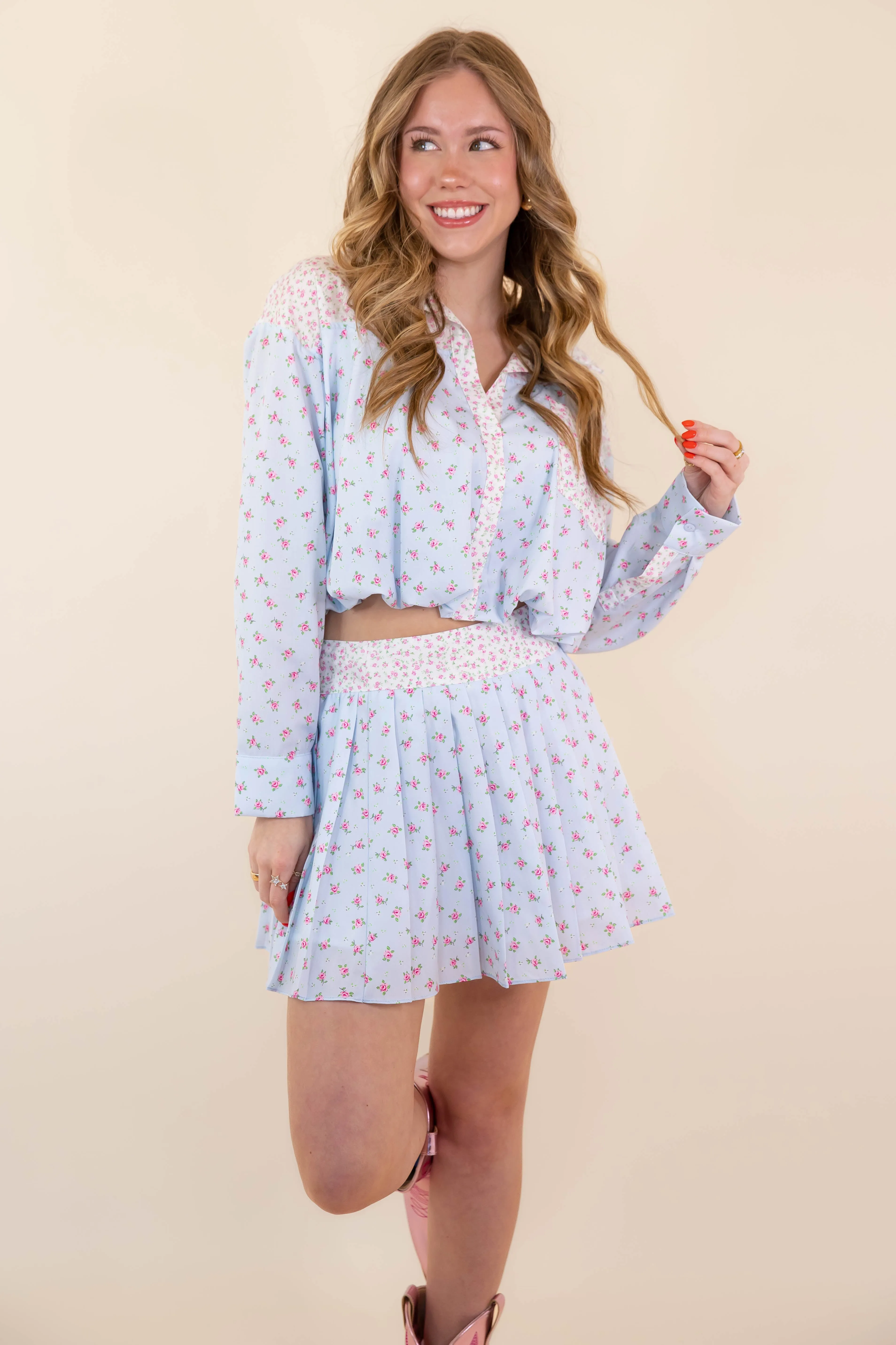 Perfect Design Eco Dye Process Your Best Days Pleated Mini Skirt