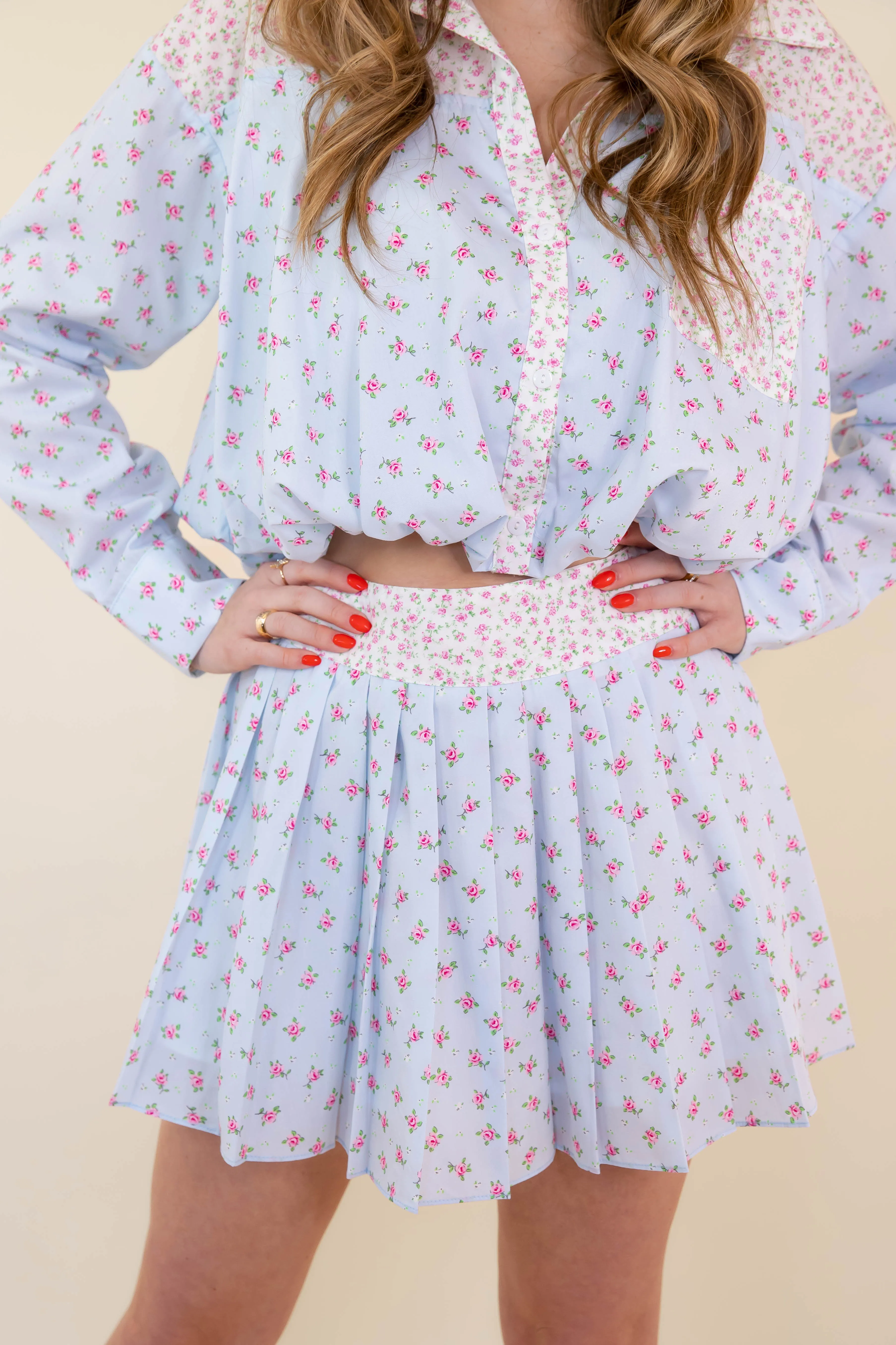 Stylish Layers Your Best Days Pleated Mini Skirt