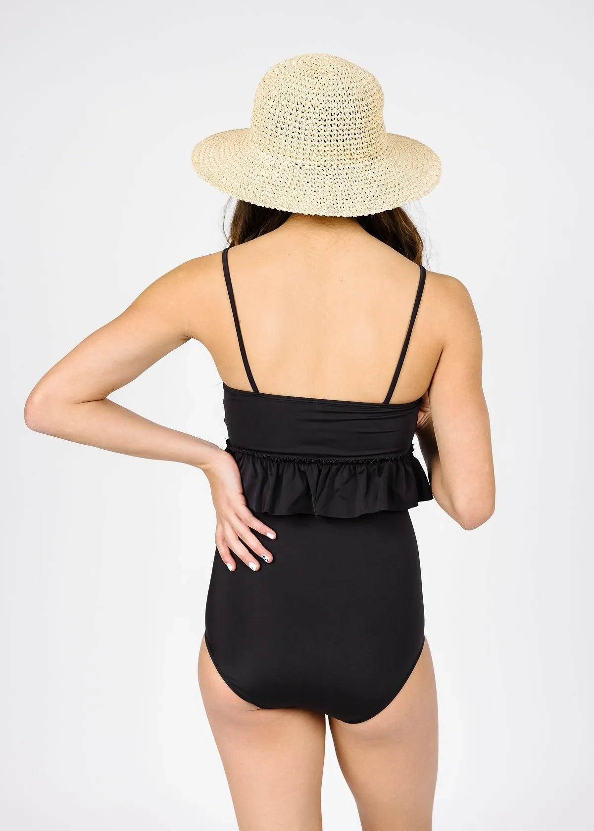 Youth Down in Front Ruffle Bottoms | Black