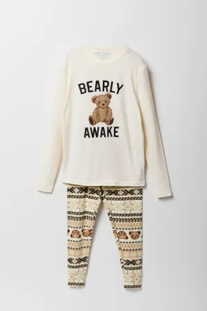 Youth Fammy Jammies Bear Hugs 2 Piece Pajama Set