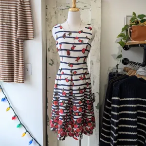 Yumi // Striped Floral Dress XL