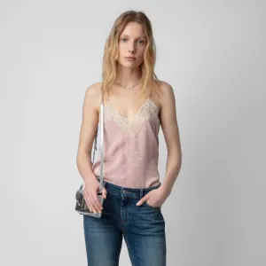 Zadig & Voltaire Christy Jac Wings Cami - Primerose