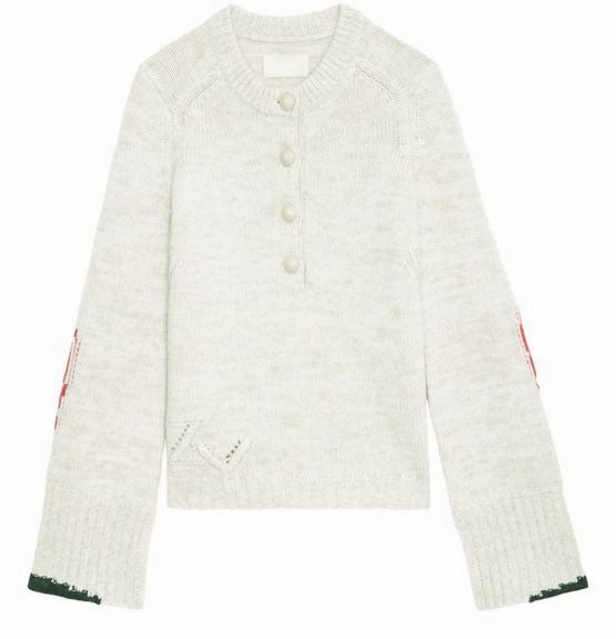 Fray Resistant Edges Zadig & Voltaire Halty Sweater