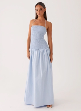 Classic Layer Zahra Maxi Dress - Blue
