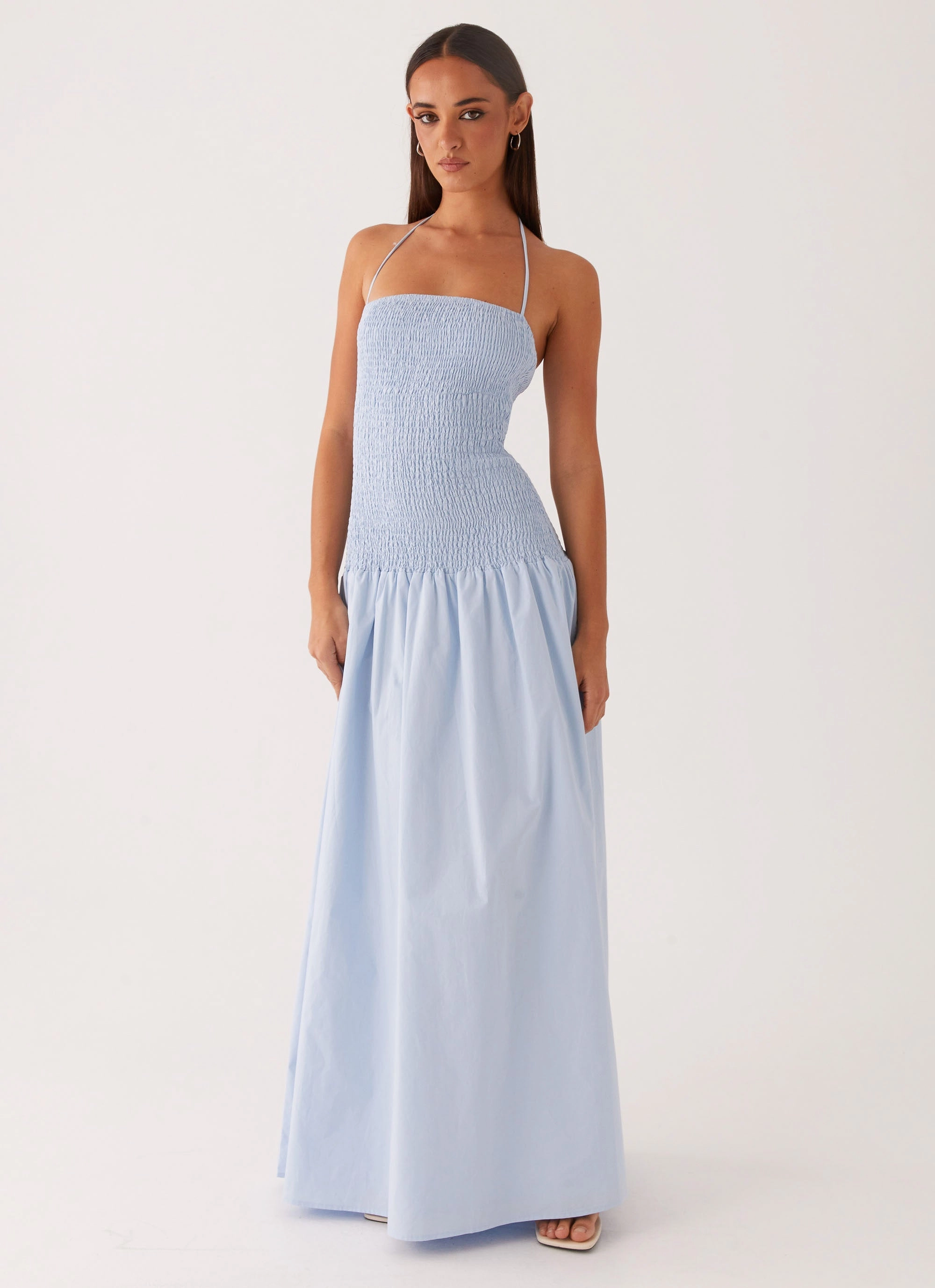 Classic Layer Zahra Maxi Dress - Blue