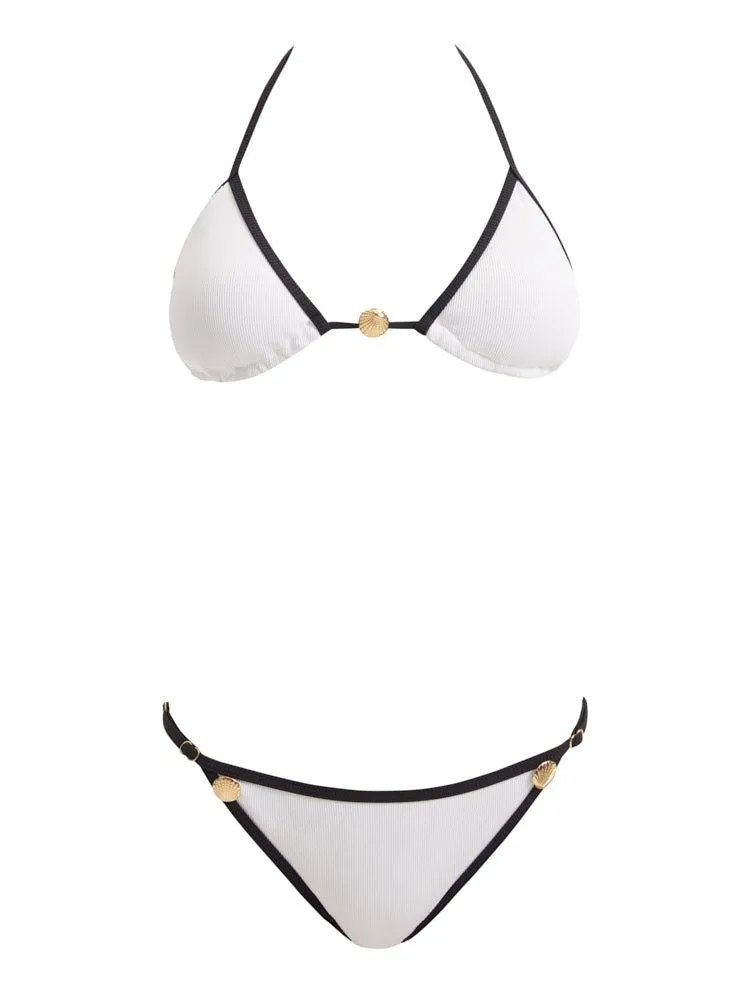 Zarya White Bikini Set