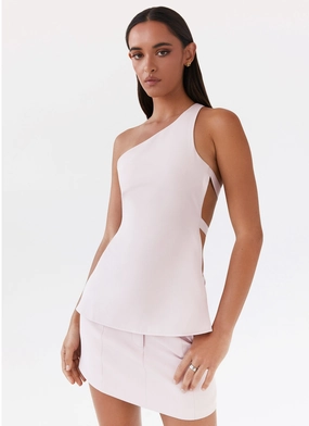 Zeina Suiting Mini Skirt - Pink Freedom Move Zeina Suiting Mini Skirt - Pink Organic Cotton Easy Layer