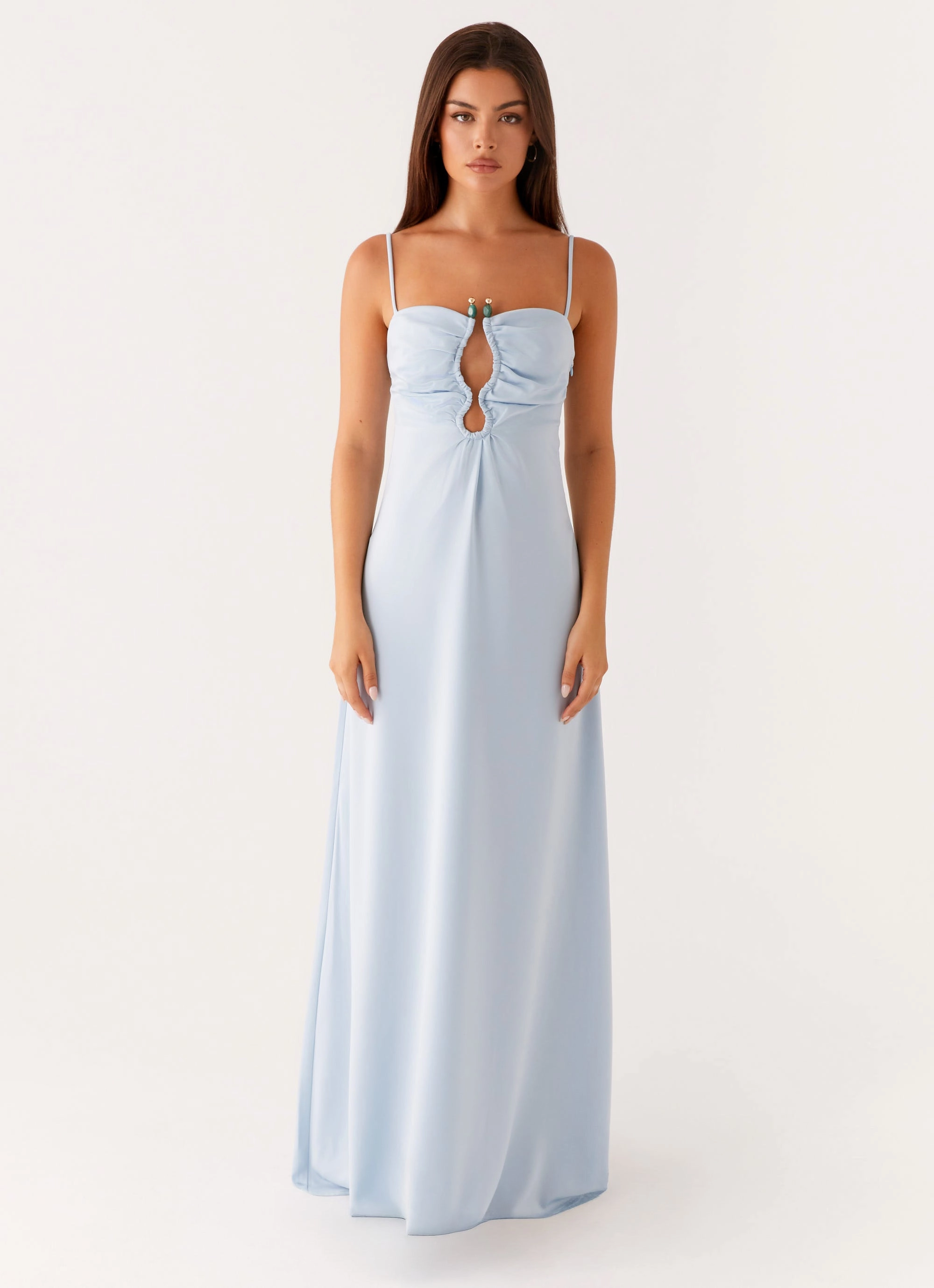 Everyday Comfort Wear Date Nightwear Zelda Maxi Dress - Blue