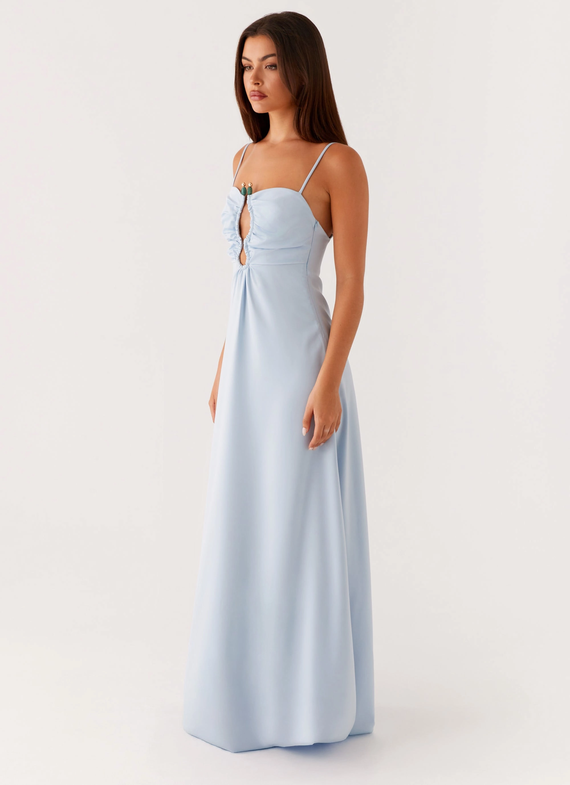 Subtle Glow Euro Ease Zelda Maxi Dress - Blue