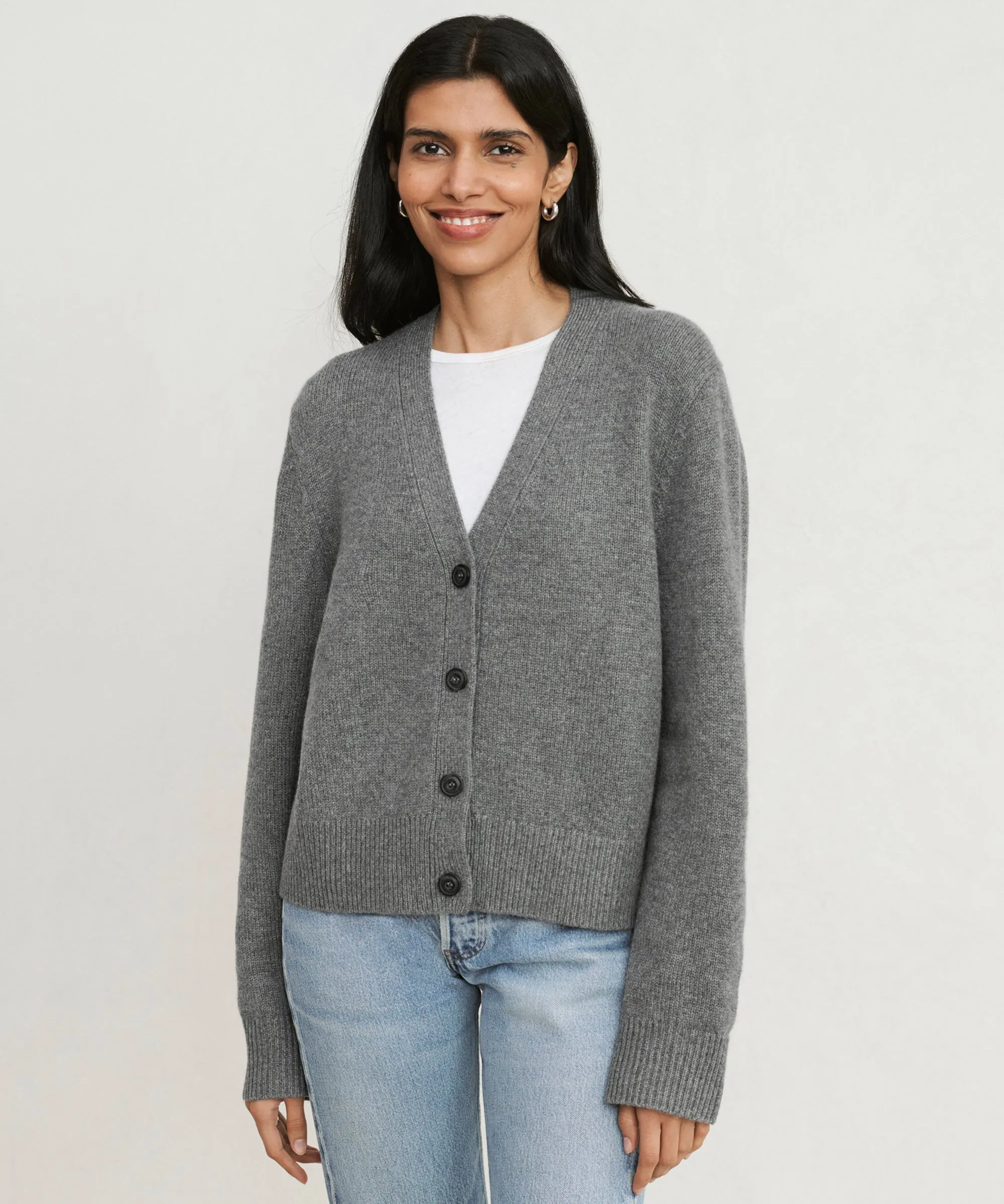 Sustainable Waterproofing Cashmere Colette Cardigan