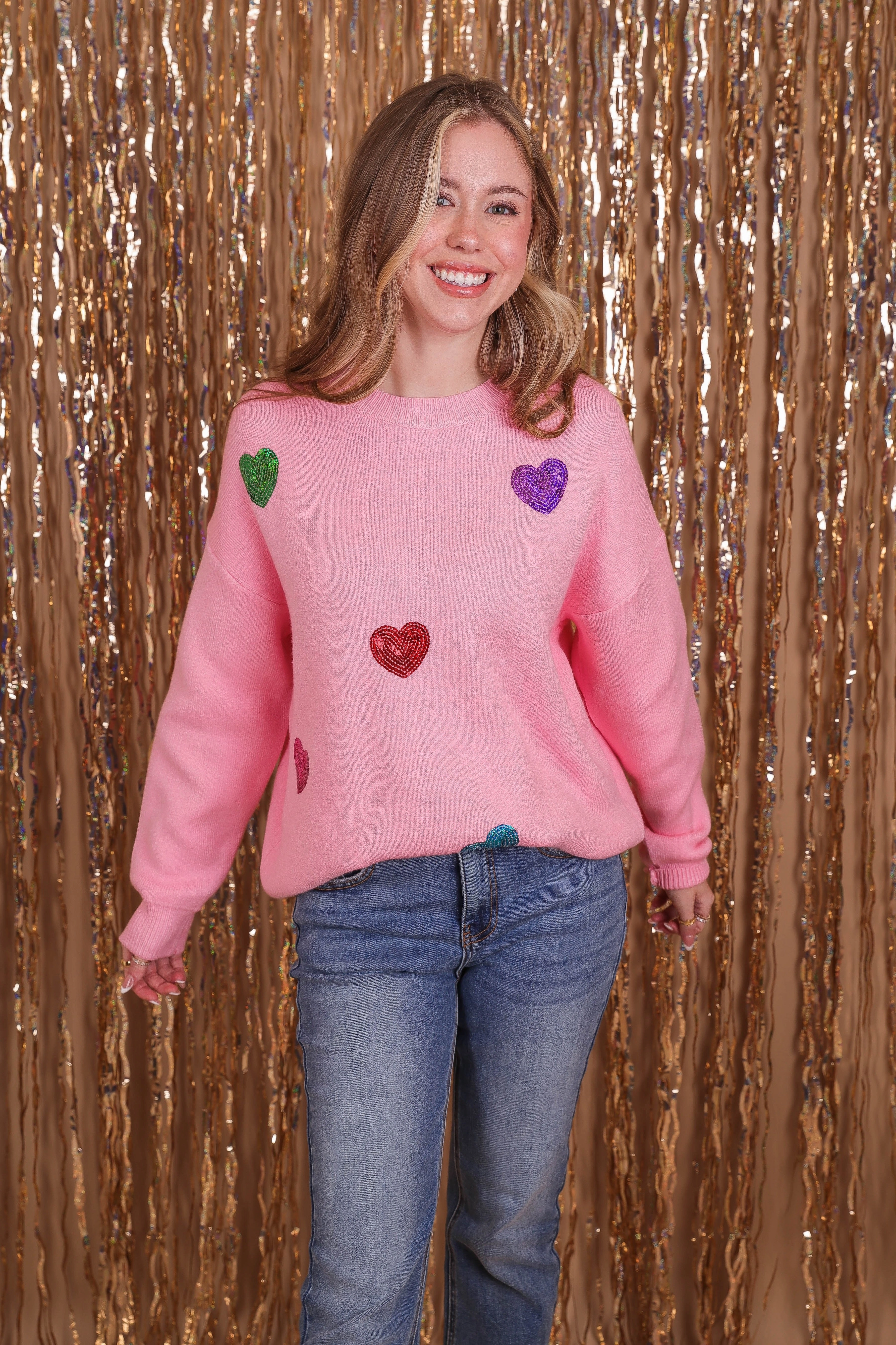 You're The One Sweater PreShrunkFabric RollUpCuff