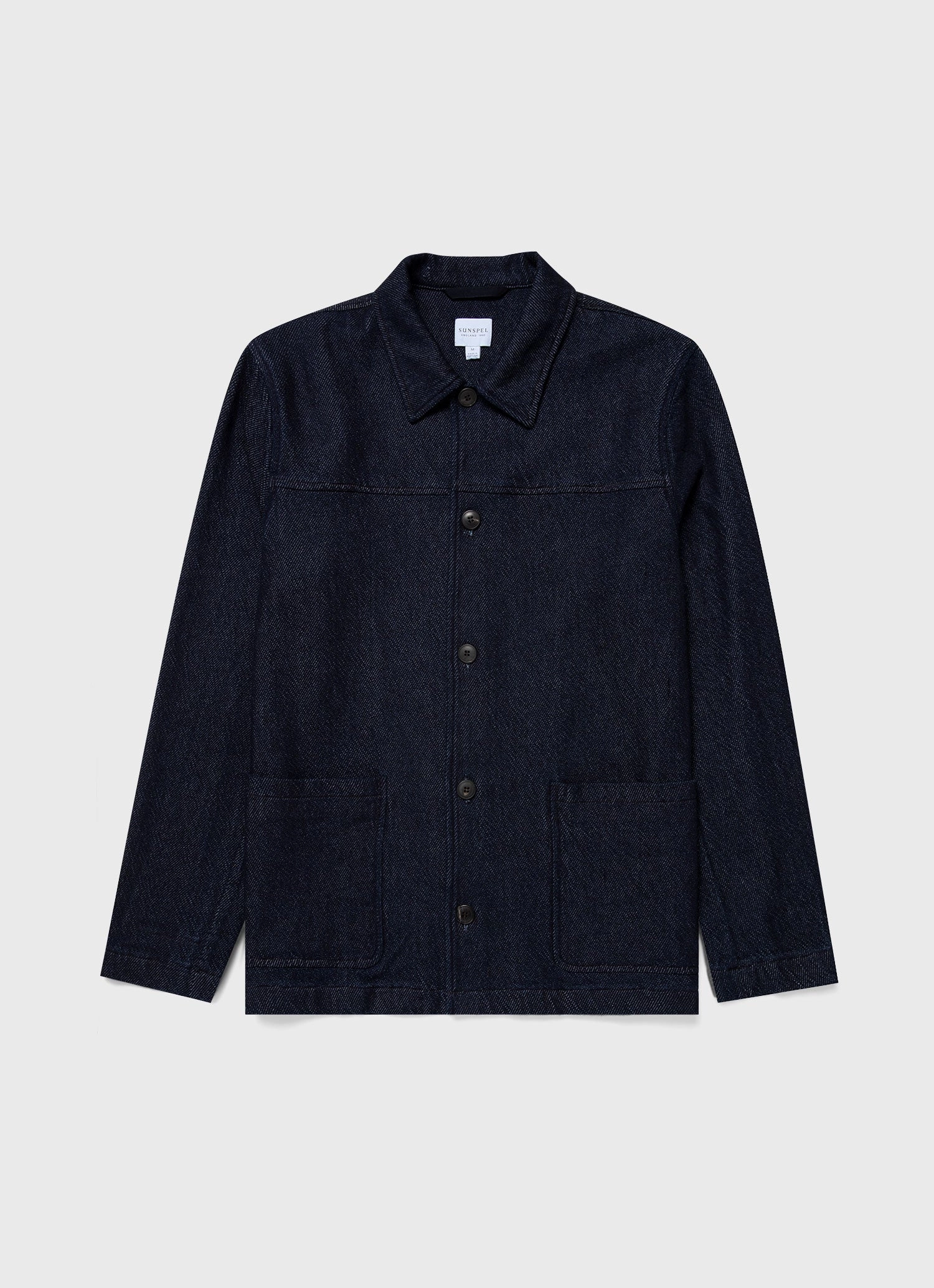 Possibility Easy Movement Men's Denim Chore Jacket in Selvedge Denim