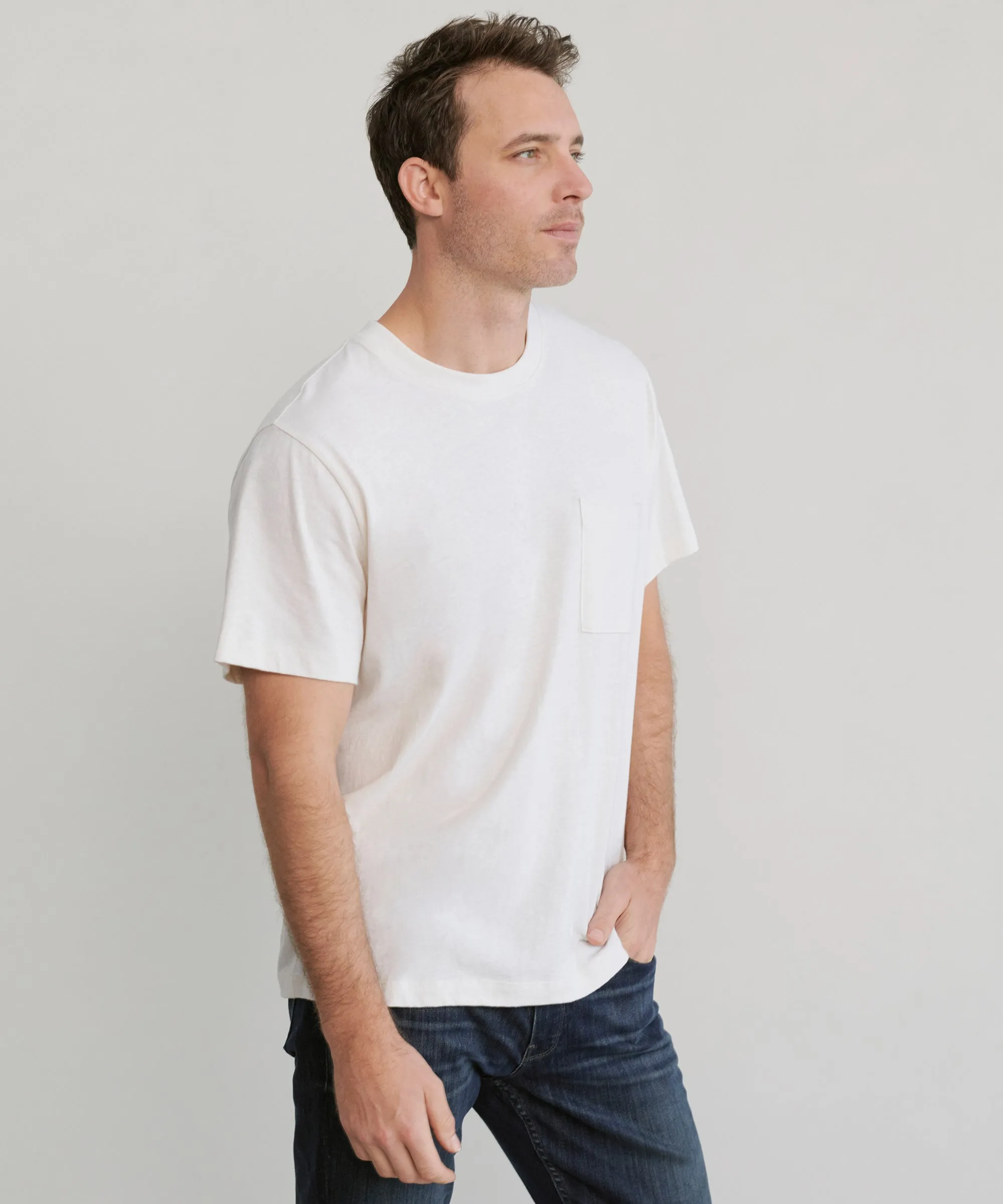 CompressionTechnology Men's Vintage Pocket Tee